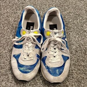 Golden Goose GGDB Sneakers Shoes Blue and White Women's Adult Ladies Kids